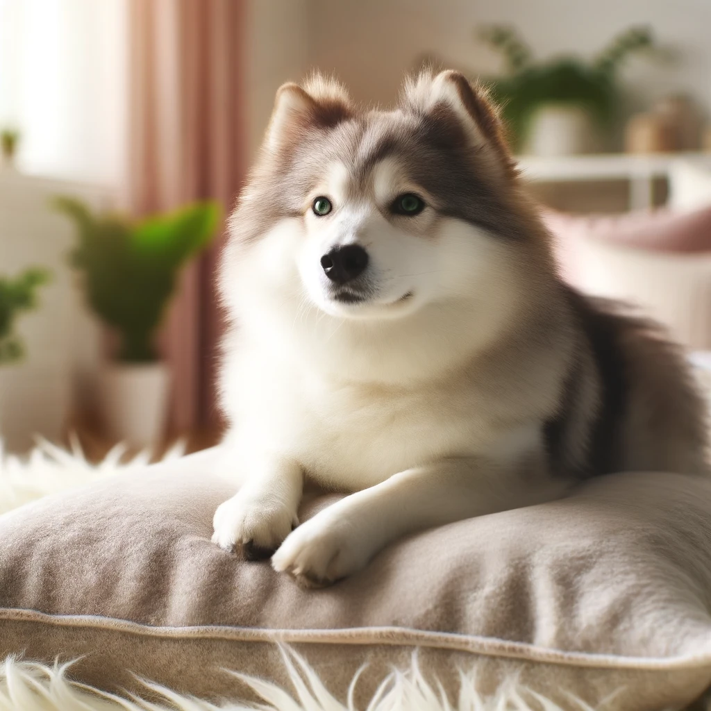 A clearly recognizable dog